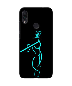 Lord Krishna Sketch Redmi Note 7 Pro Back Cover