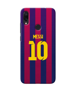 Messi 10 Tshirt Redmi Note 7 Pro Back Cover