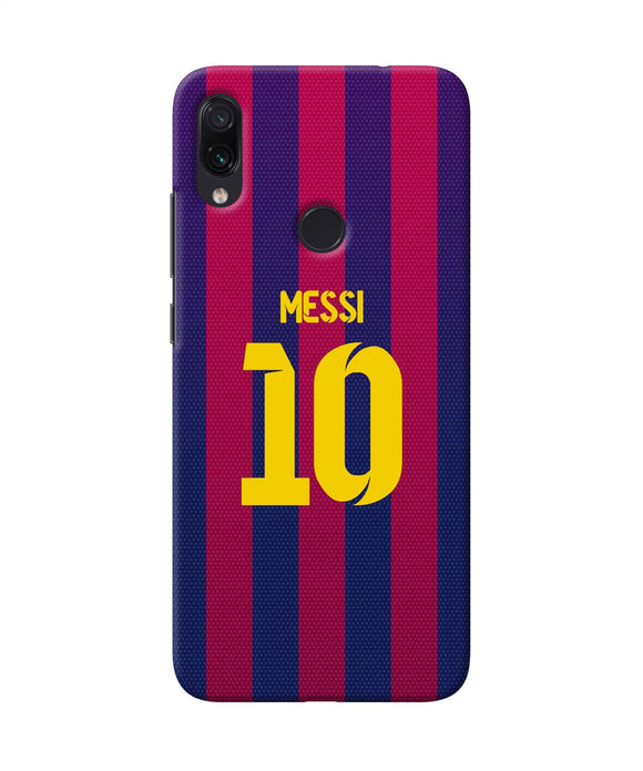 Messi 10 Tshirt Redmi Note 7 Pro Back Cover