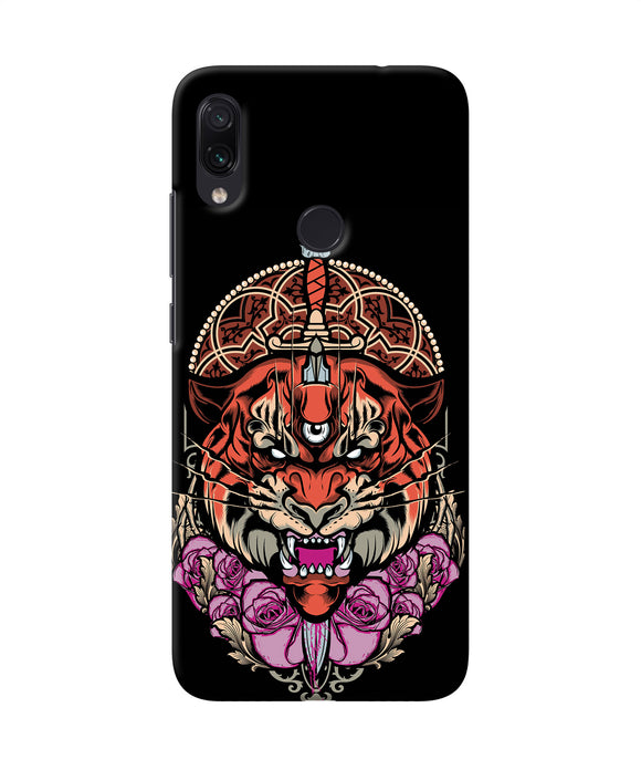 Abstract Tiger Redmi Note 7 Pro Back Cover