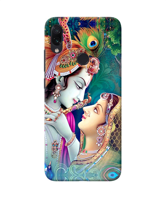 Lord Radha Krishna Paint Redmi Note 7 Pro Back Cover