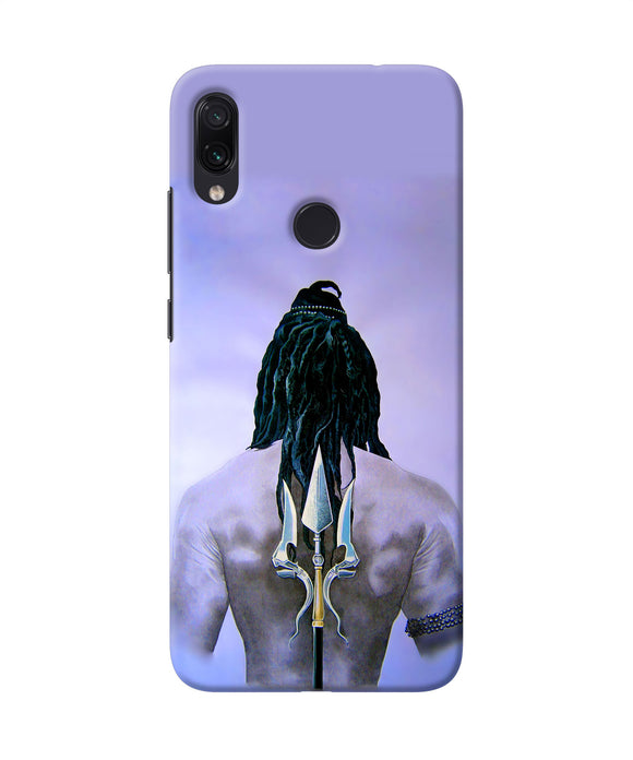 Lord Shiva Back Redmi Note 7 Pro Back Cover