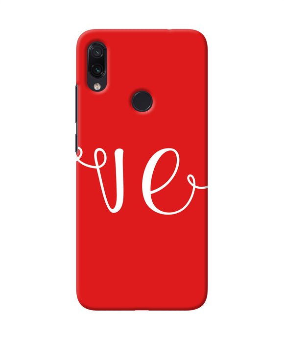 Love Two Redmi Note 7 Pro Back Cover