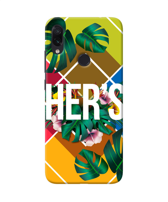 His Her Two Redmi Note 7 Pro Back Cover