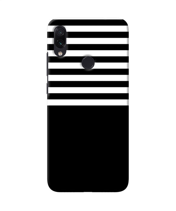 Black And White Print Redmi Note 7 Pro Back Cover