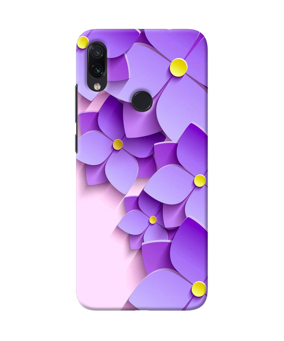 Violet Flower Craft Redmi Note 7 Pro Back Cover