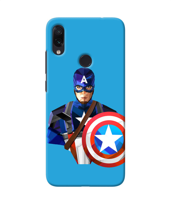 Captain America Character Redmi Note 7 Pro Back Cover