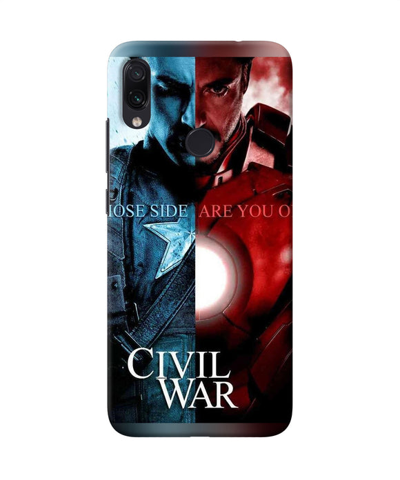 Civil War Redmi Note 7 Pro Back Cover