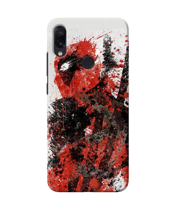 Deadpool Rugh Sketch Redmi Note 7 Pro Back Cover