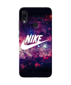 Nike Galaxy Logo Redmi Note 7 Pro Back Cover