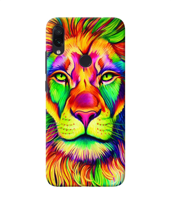 Lion Color Poster Redmi Note 7 Pro Back Cover