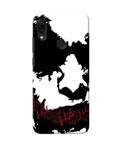 Black And White Joker Rugh Sketch Redmi Note 7 Pro Back Cover