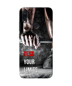 Test Your Limit Quote Redmi Note 7 Pro Back Cover