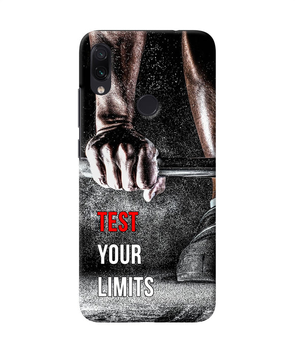 Test Your Limit Quote Redmi Note 7 Pro Back Cover