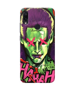 Damaged Joker Anim Redmi Note 7 Pro Back Cover