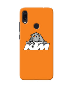 Ktm Dog Logo Redmi Note 7 Pro Back Cover