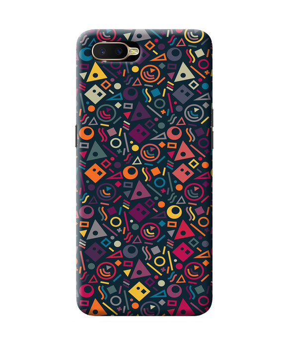 Geometric Abstract Oppo K1 Back Cover