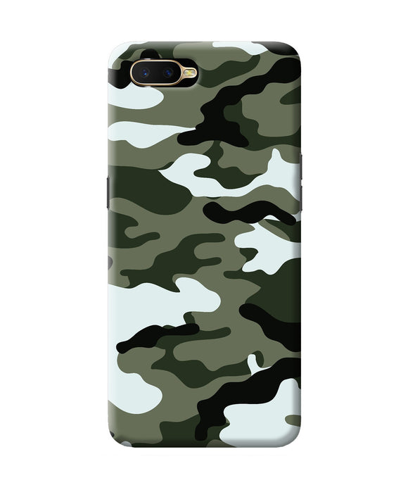 Camouflage Oppo K1 Back Cover