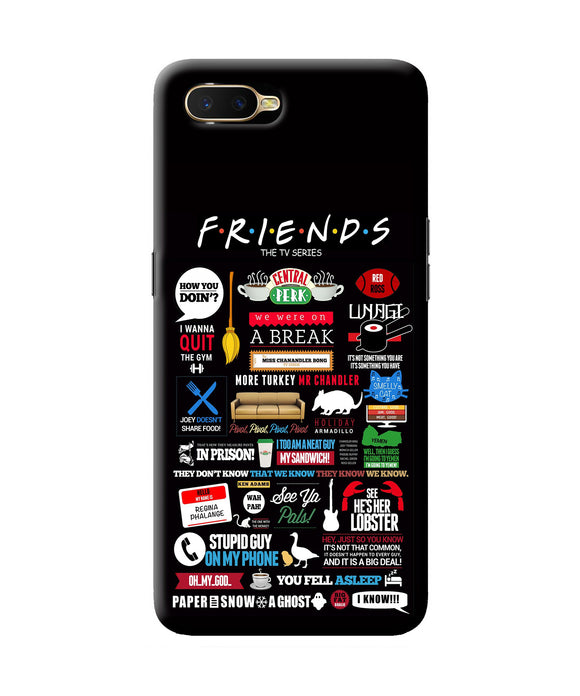 Friends Oppo K1 Back Cover