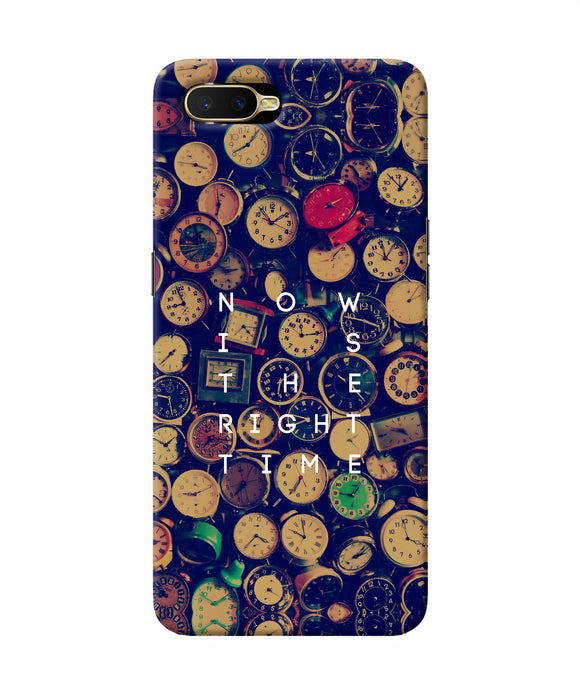 Now Is The Right Time Quote Oppo K1 Back Cover