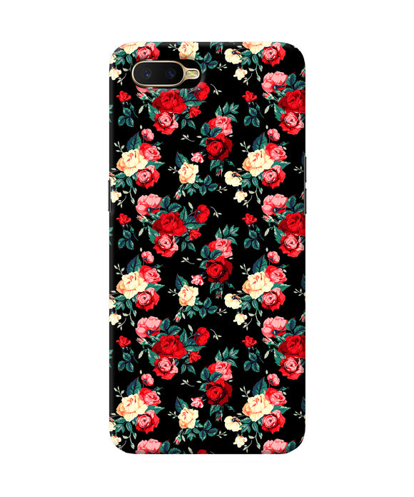Rose Pattern Oppo K1 Back Cover