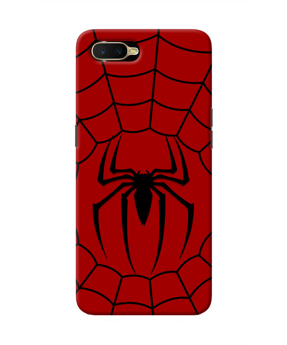 Spiderman Web Oppo K1 Real 4D Back Cover