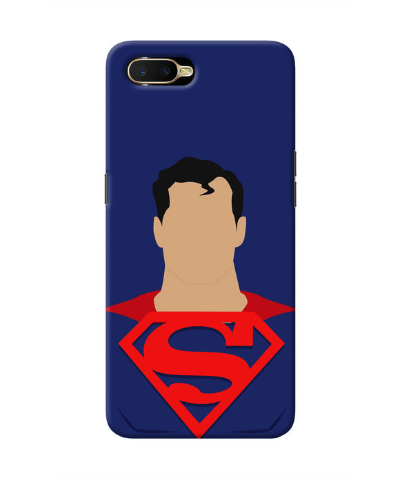 Superman Cape Oppo K1 Real 4D Back Cover