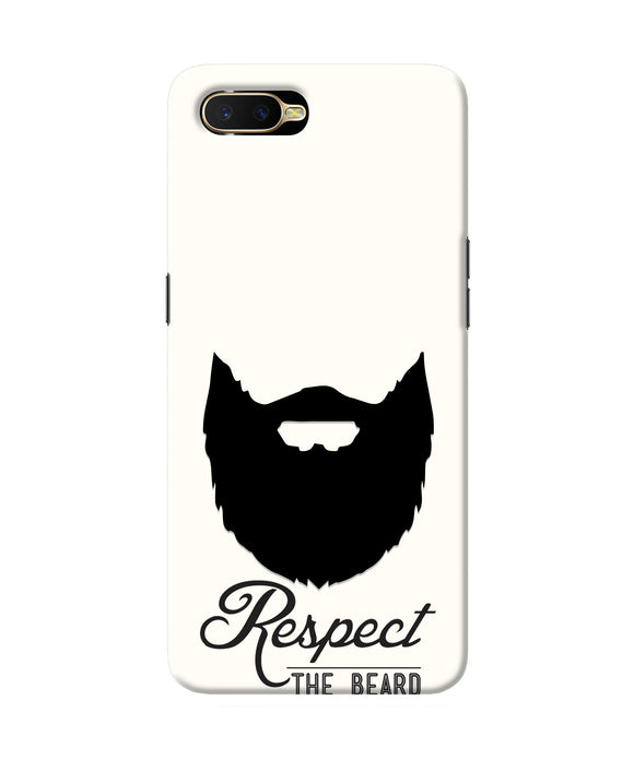 Respect the Beard Oppo K1 Real 4D Back Cover