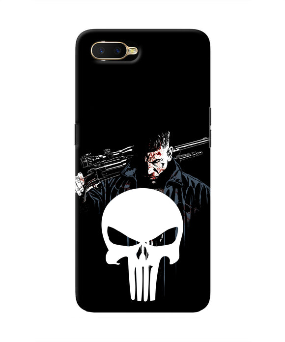Punisher Character Oppo K1 Real 4D Back Cover
