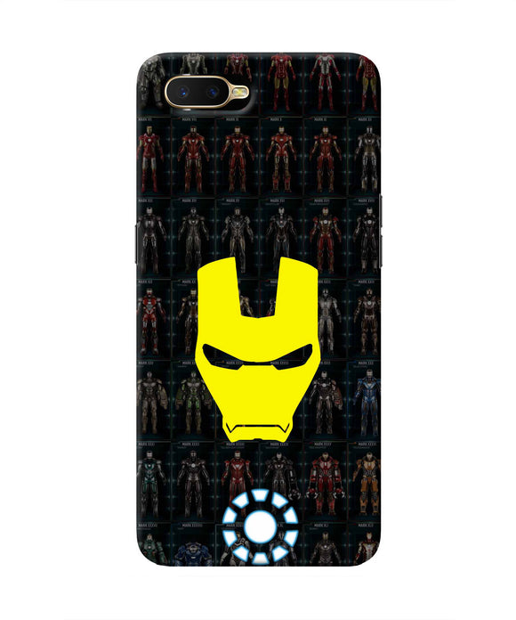 Iron Man Suit Oppo K1 Real 4D Back Cover