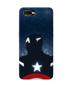 Captain america Shield Oppo K1 Real 4D Back Cover