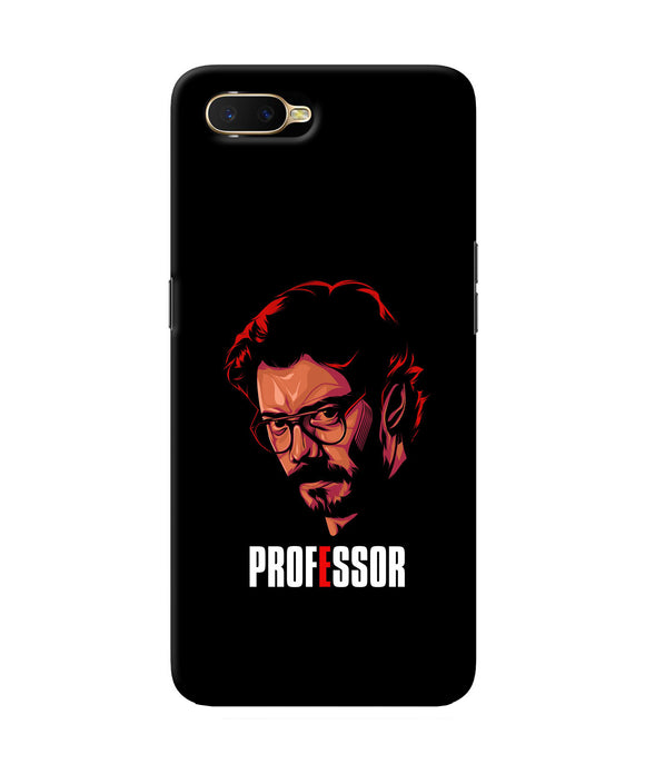 Money Heist Professor Sketch Oppo K1 Back Cover