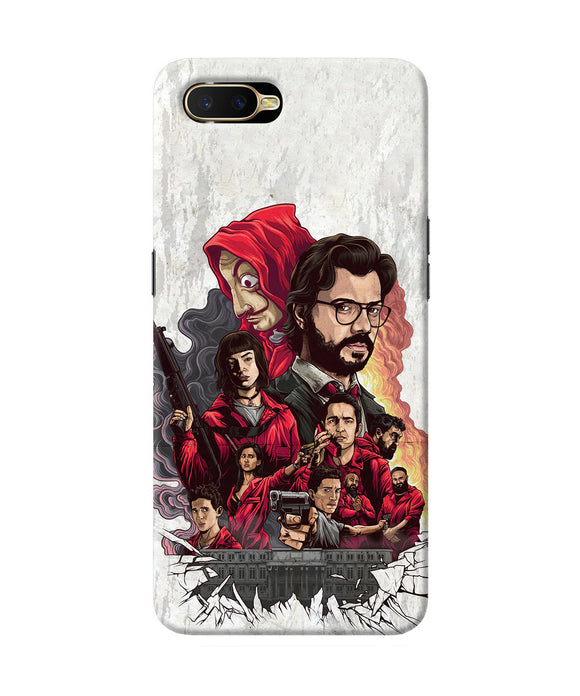 Money Heist Poster Oppo K1 Back Cover