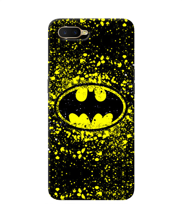 Batman Last Knight Print Yellow Oppo K1 Back Cover