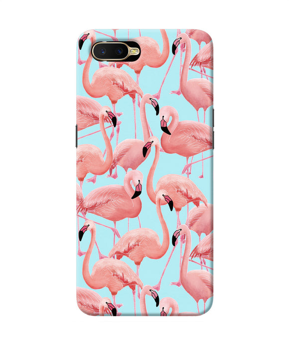 Abstract Sheer Bird Print Oppo K1 Back Cover