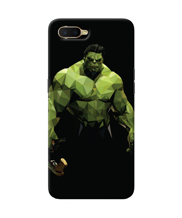 Abstract Hulk Buster Oppo K1 Back Cover