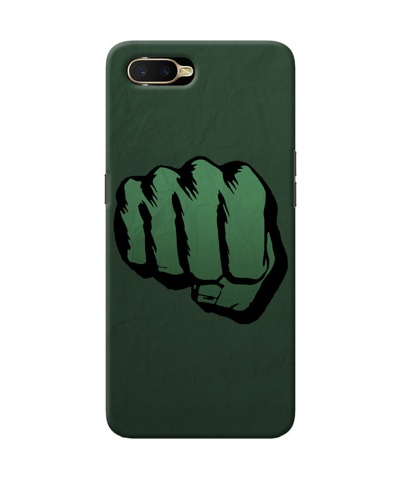 Hulk Smash Logo Oppo K1 Back Cover