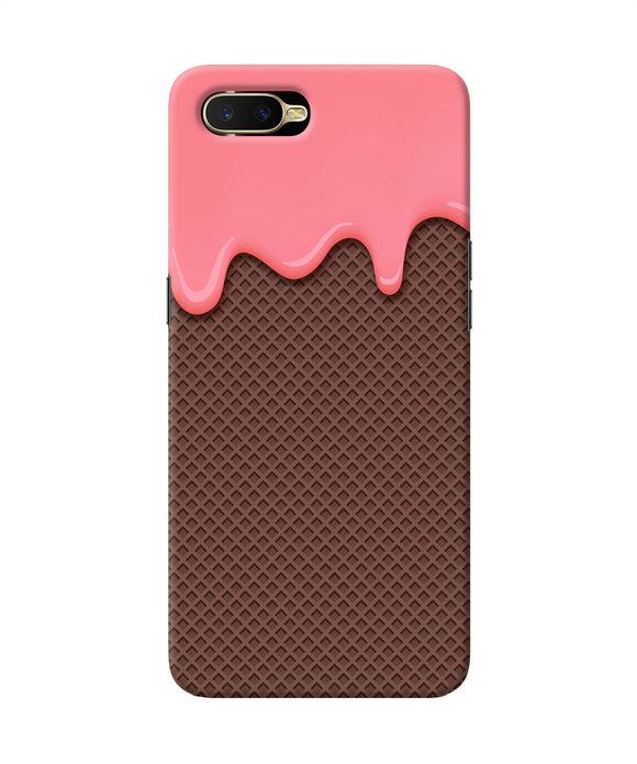 Waffle Cream Biscuit Oppo K1 Back Cover