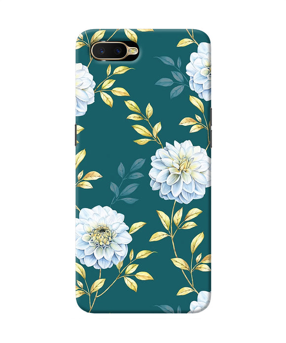 Flower Canvas Oppo K1 Back Cover
