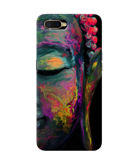 Buddha Face Painting Oppo K1 Back Cover