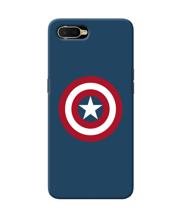 Captain America Logo Oppo K1 Back Cover