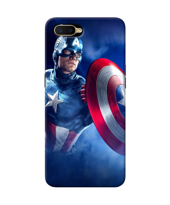 Captain America On Sky Oppo K1 Back Cover