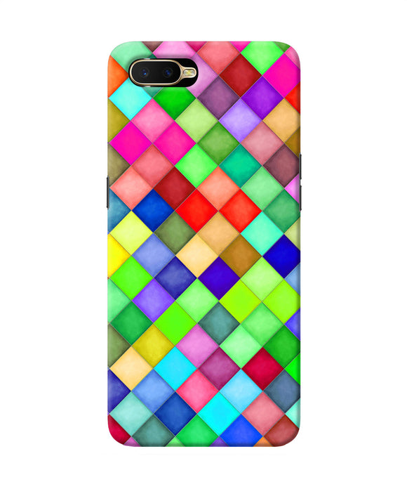 Abstract Colorful Squares Oppo K1 Back Cover