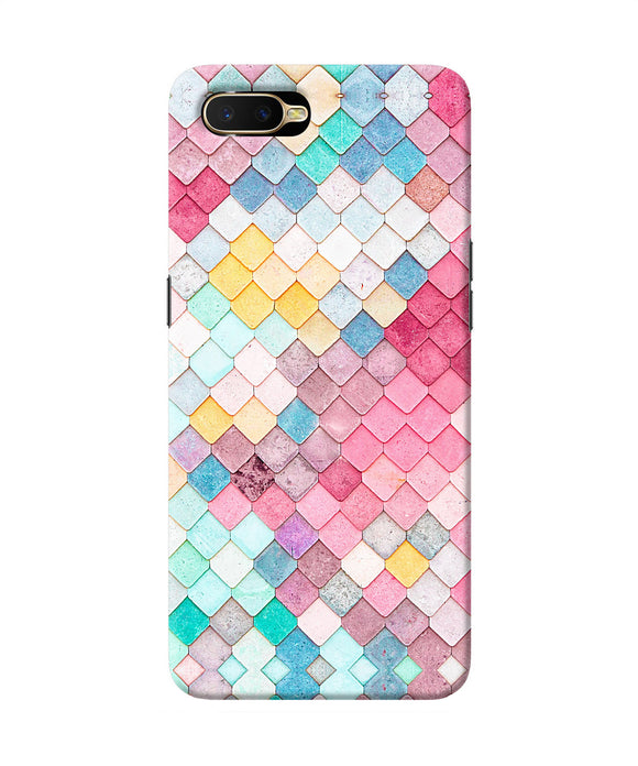 Colorful Fish Skin Oppo K1 Back Cover