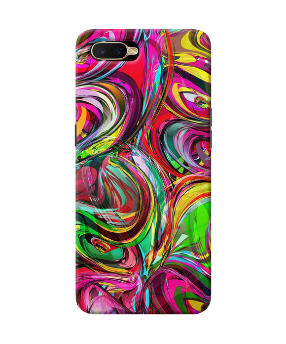 Abstract Colorful Ink Oppo K1 Back Cover