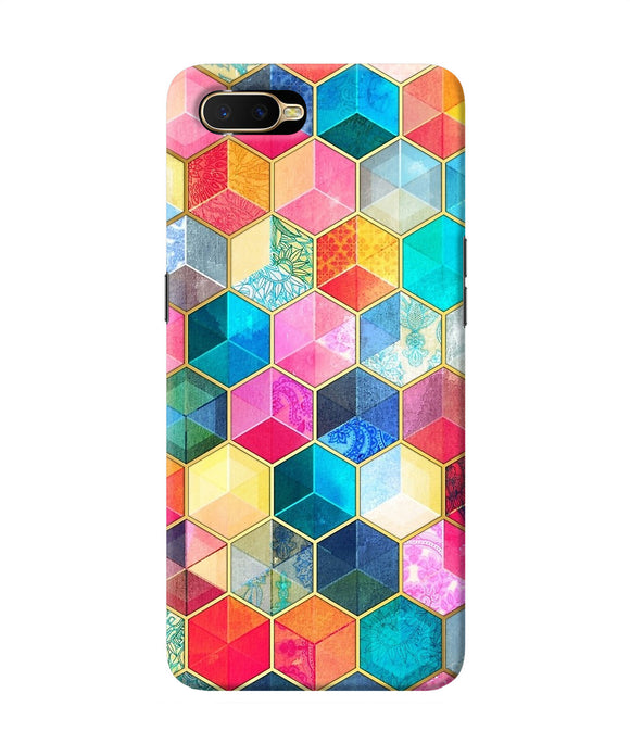 Abstract Color Box Oppo K1 Back Cover