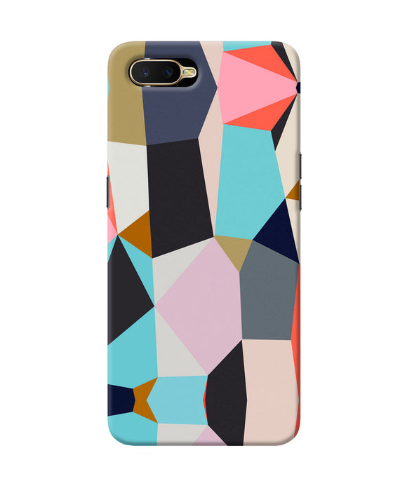 Abstract Colorful Shapes Oppo K1 Back Cover