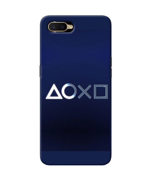 Aoxo Logo Oppo K1 Back Cover