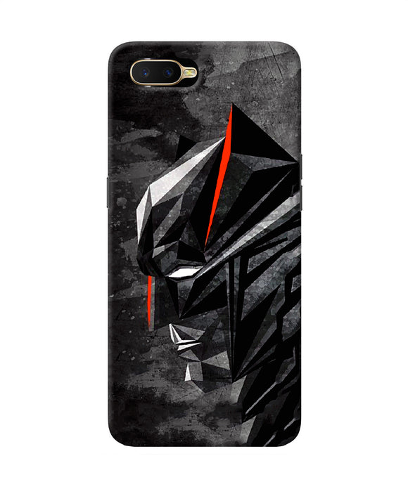 Batman Black Side Face Oppo K1 Back Cover