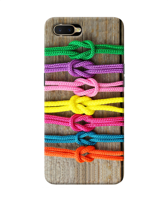 Colorful Shoelace Oppo K1 Back Cover
